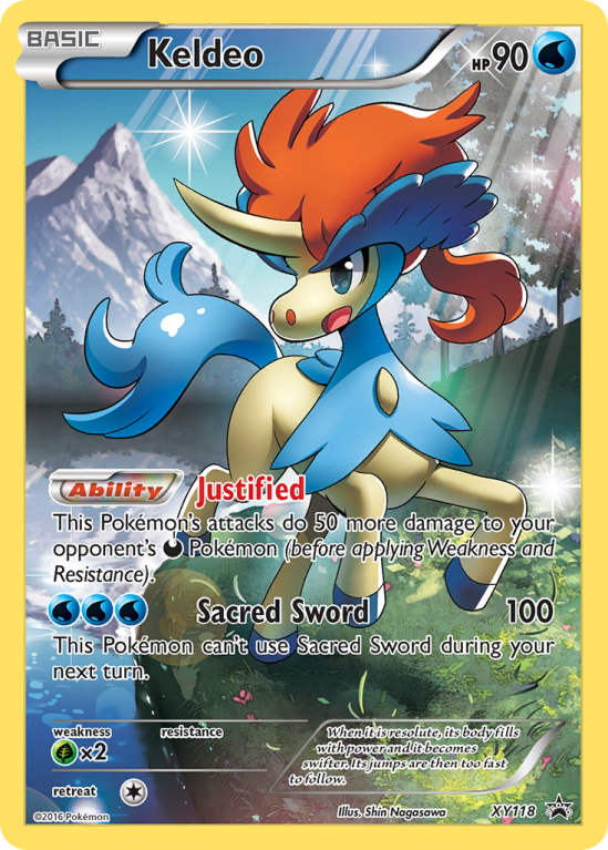 Keldeo XY118/183 XY XY Black Star Promos
