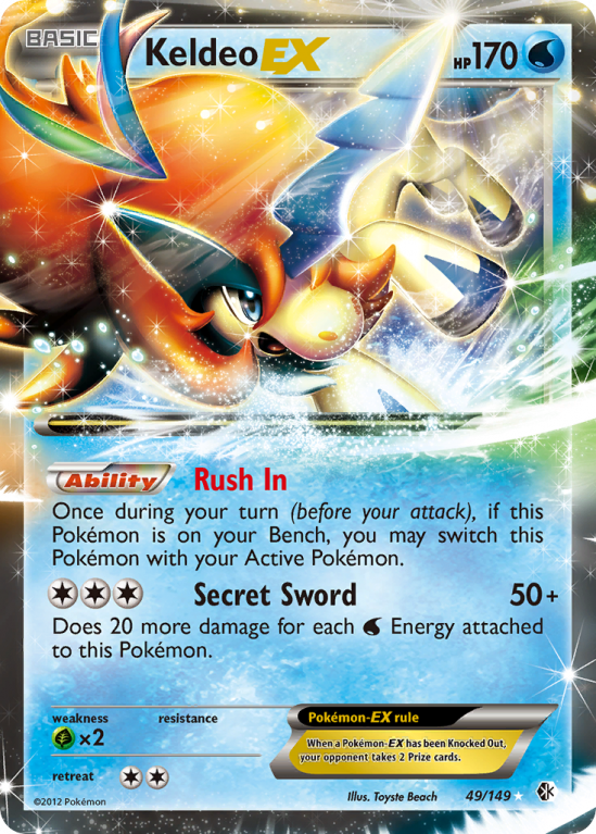 Keldeo-EX 49/149 Black & White Boundaries Crossed