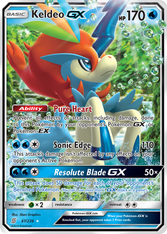 Keldeo-GX 47/236 Sun & Moon Unified Minds