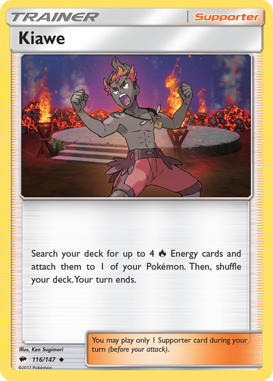 Kiawe 116/147 Sun & Moon Burning Shadows