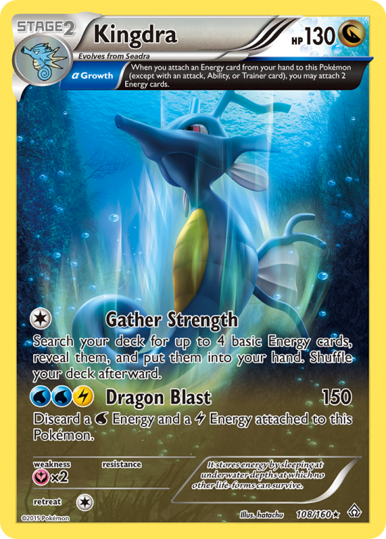 Kingdra 108/160 XY Primal Clash