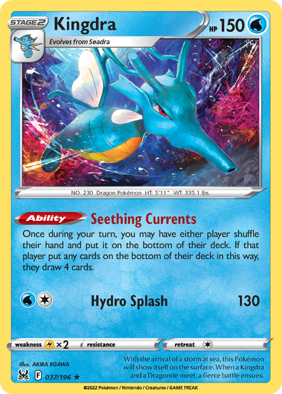 Kingdra 37/196 Sword & Shield Lost Origin