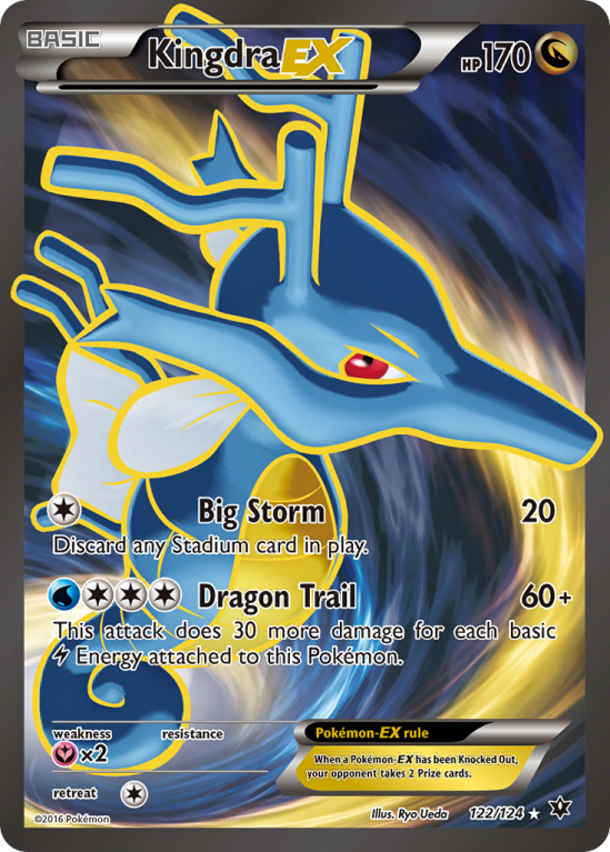 Kingdra-EX 122/124 XY Fates Collide