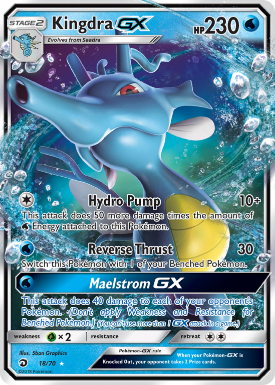 Kingdra-GX 18/70 Sun & Moon Dragon Majesty