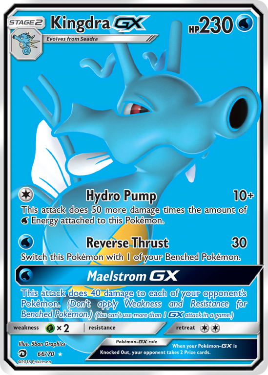 Kingdra-GX 66/70 Sun & Moon Dragon Majesty