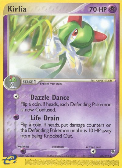 Kirlia 35/109 EX Ruby & Sapphire