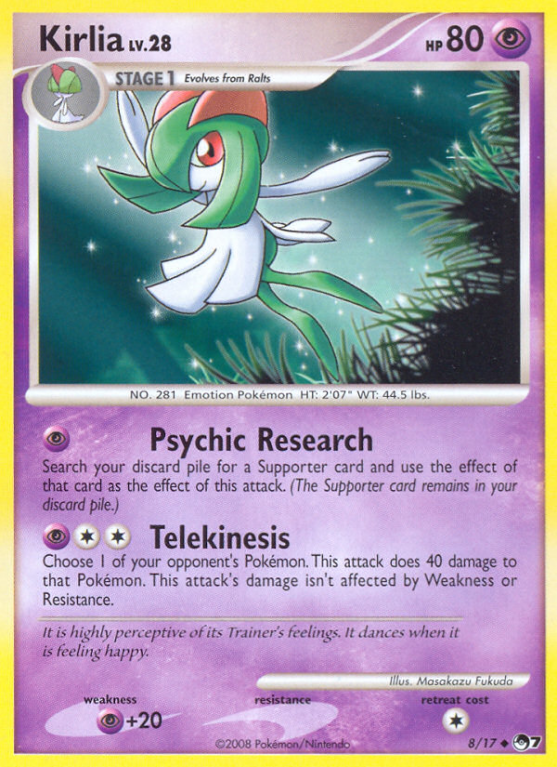 Kirlia 8/17 POP POP Series 7