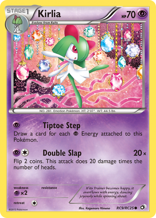 Kirlia RC9/113 Black & White Legendary Treasures