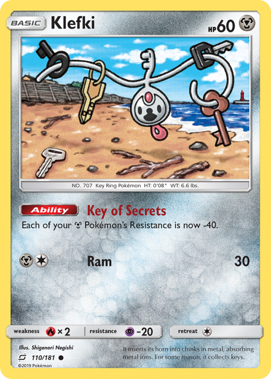 Klefki 110/181 Sun & Moon Team Up