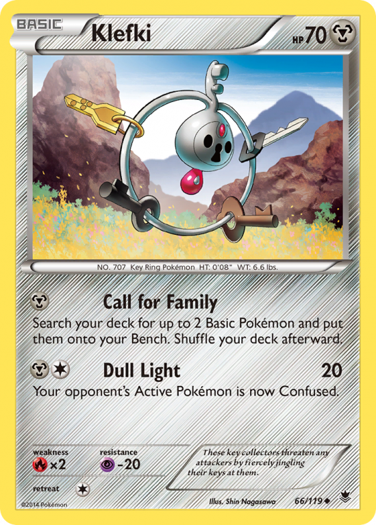 Klefki 66/119 XY Phantom Forces