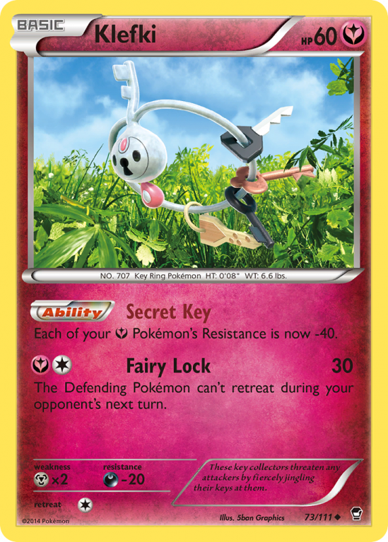 Klefki 73/111 XY Furious Fists