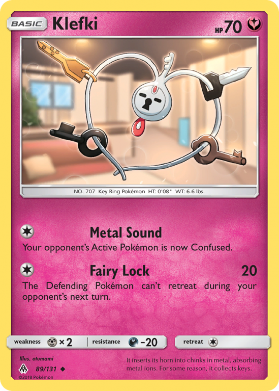 Klefki 89/131 Sun & Moon Forbidden Light