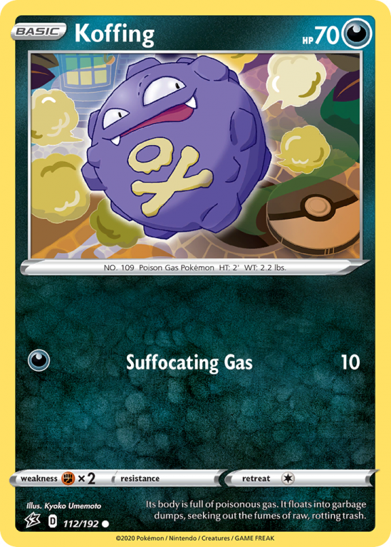 Koffing 112/192 Sword & Shield Rebel Clash