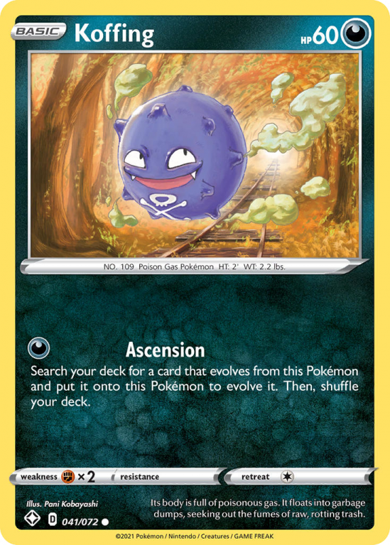 Koffing 41/72 Sword & Shield Shining Fates