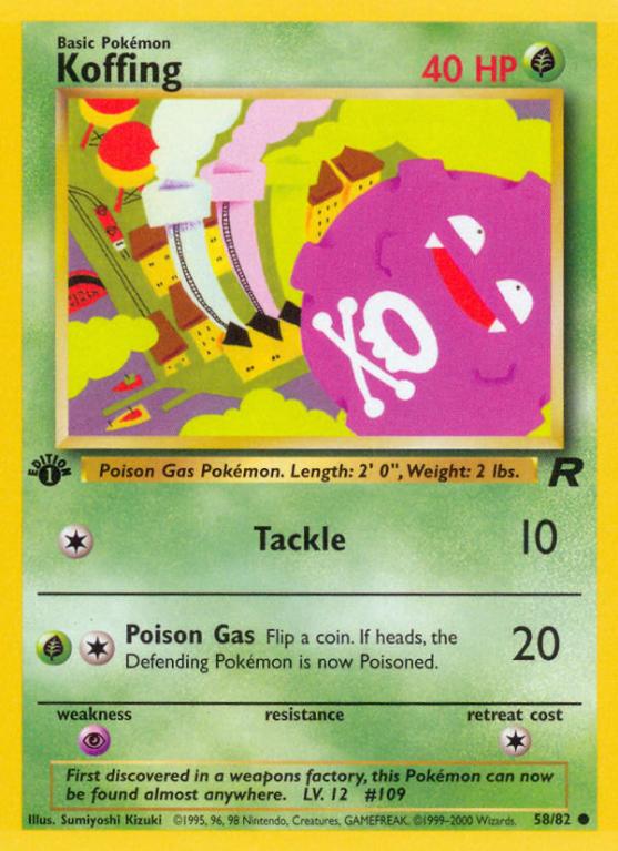 Koffing 58/83 Base Team Rocket