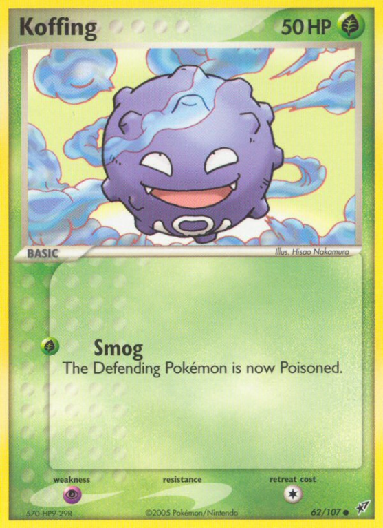 Koffing 62/107 EX Deoxys