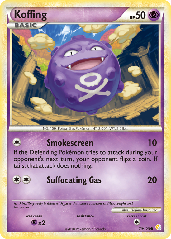 Koffing 70/123 HeartGold & SoulSilver HeartGold & SoulSilver