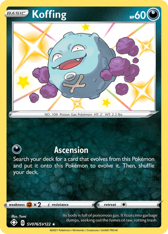 Koffing SV076/122 Sword & Shield Shiny Vault