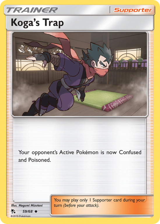 Koga's Trap 59/68 Sun & Moon Hidden Fates