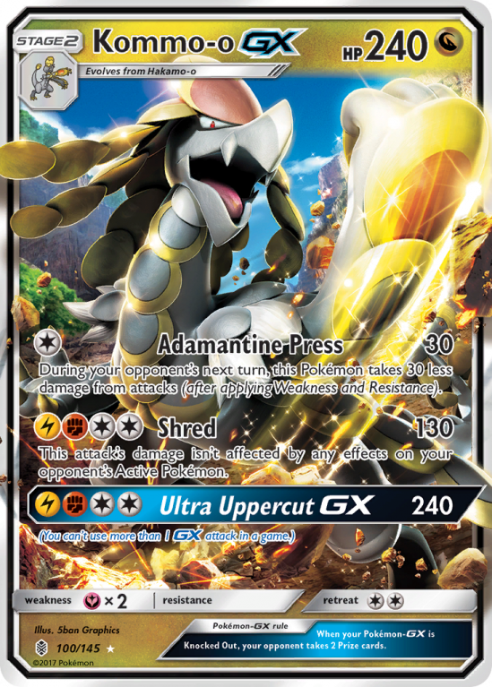 Kommo-o-GX 100/145 Sun & Moon Guardians Rising