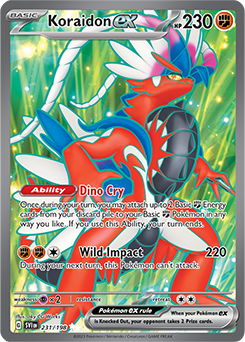 Koraidon ex 231/198 Scarlet & Violet Scarlet & Violet