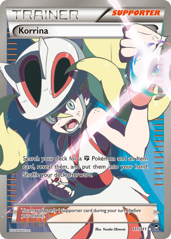 Korrina 111/111 XY Furious Fists
