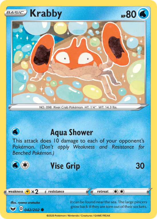 Krabby 42/202 Sword & Shield Sword & Shield