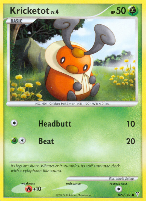 Kricketot 109/147 Platinum Supreme Victors
