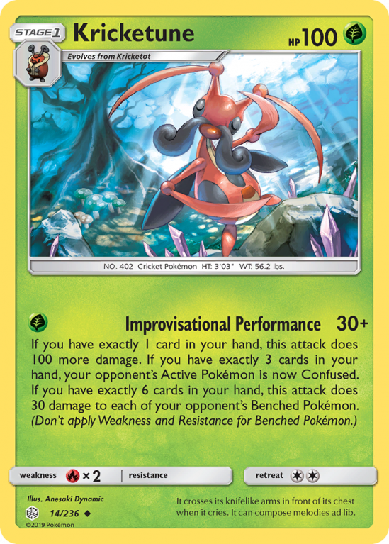 Kricketune 14/236 Sun & Moon Cosmic Eclipse