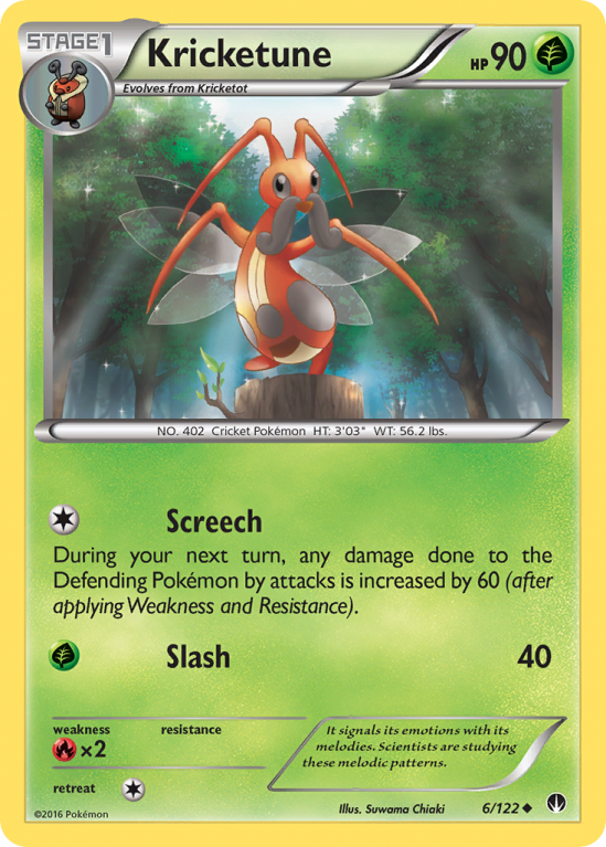 Kricketune 6/122 XY BREAKpoint
