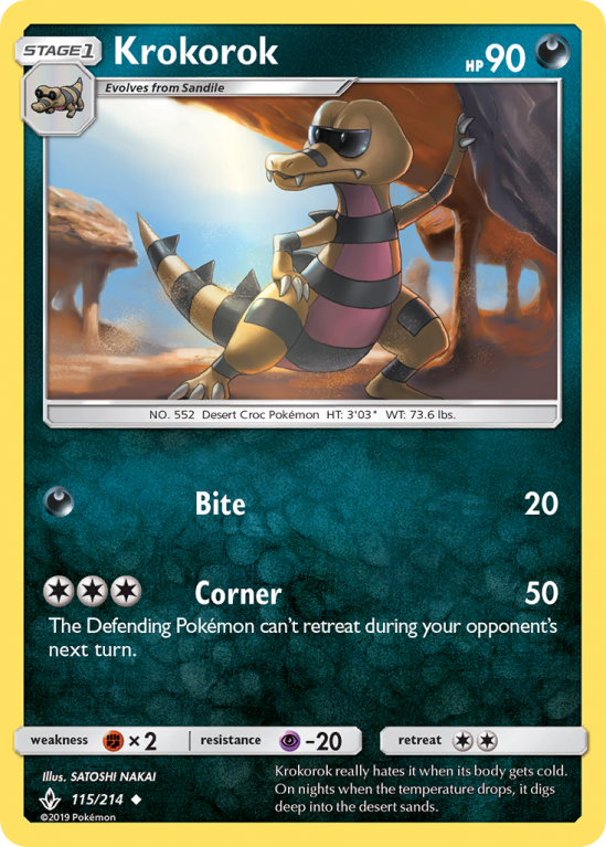 Krokorok 115/214 Sun & Moon Unbroken Bonds
