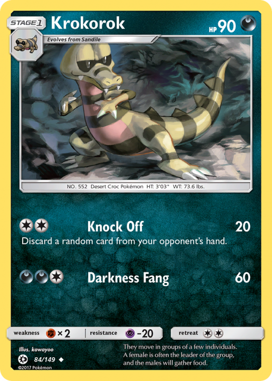 Krokorok 84/149 Sun & Moon Sun & Moon