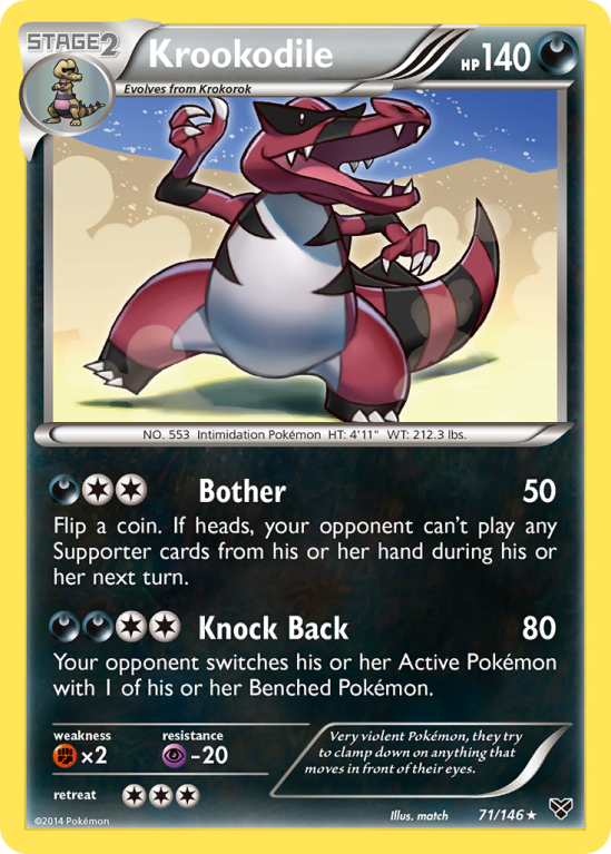Krookodile 71/146 XY XY