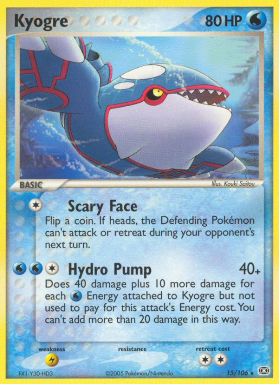 Kyogre 15/106 EX Emerald