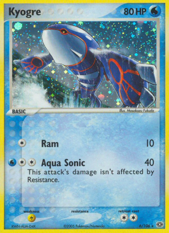 Kyogre 6/106 EX Emerald