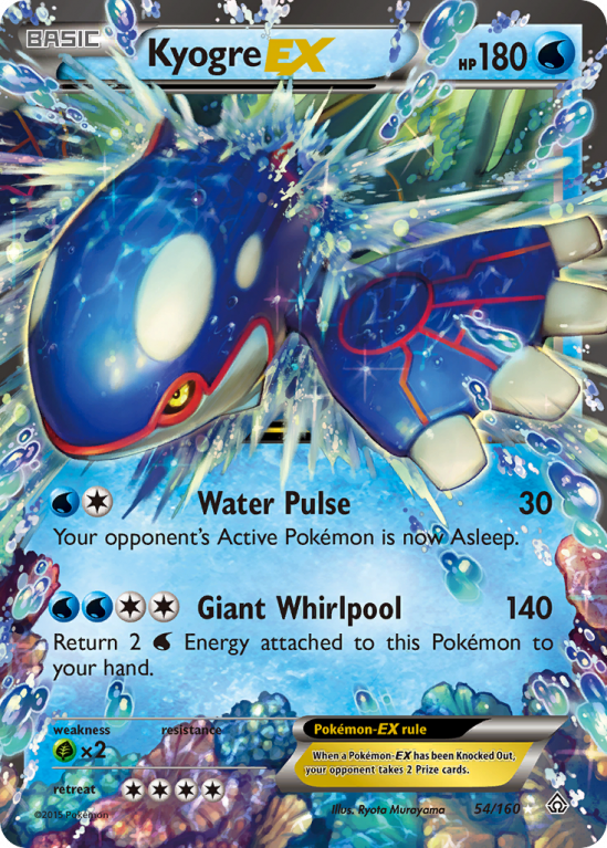 Kyogre-EX 54/160 XY Primal Clash