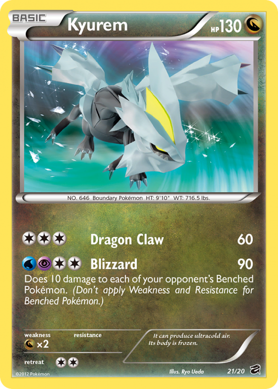 Kyurem 21/20 Black & White Dragon Vault