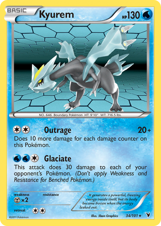 Kyurem 34/101 Black & White Noble Victories