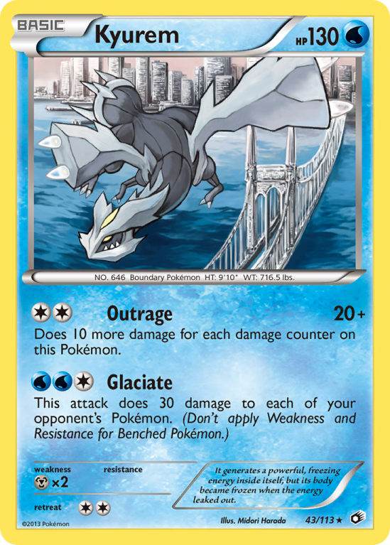 Kyurem 43/113 Black & White Legendary Treasures