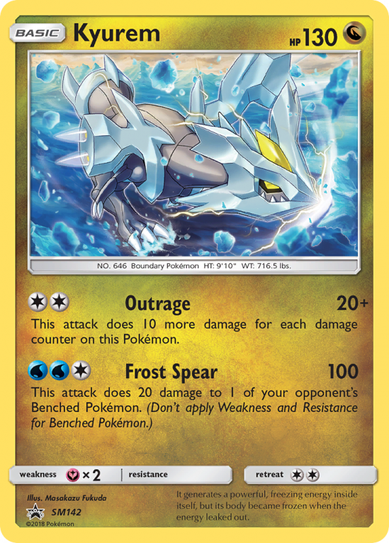 Kyurem SM142/156 Sun & Moon SM Black Star Promos