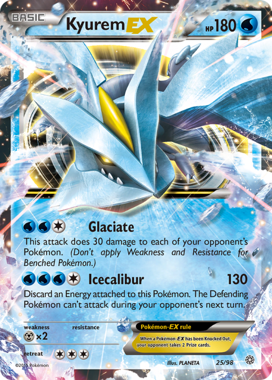 Kyurem-EX 25/98 XY Ancient Origins