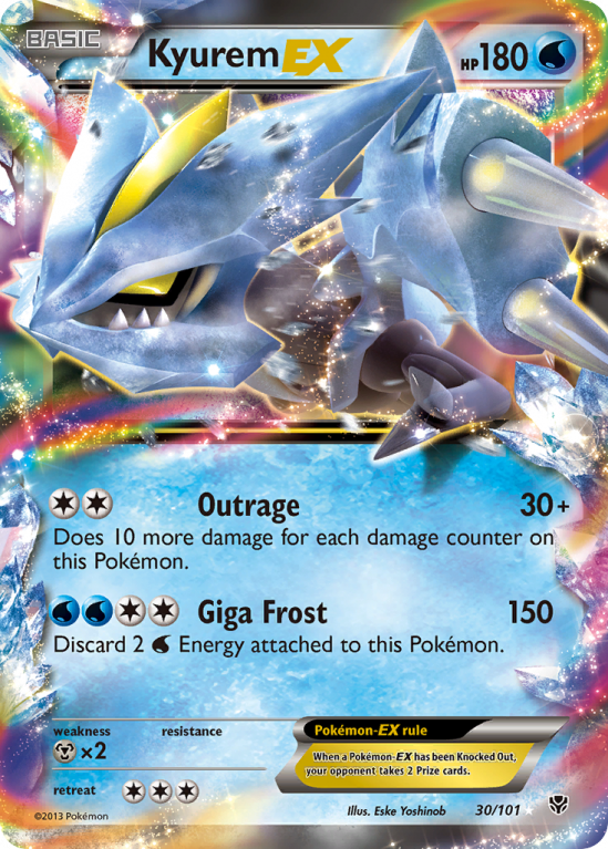 Kyurem-EX 30/101 Black & White Plasma Blast
