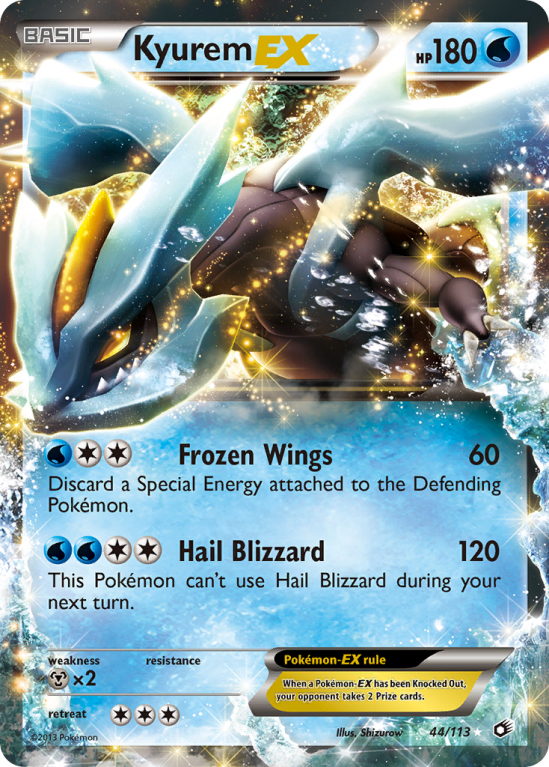 Kyurem-EX 44/113 Black & White Legendary Treasures