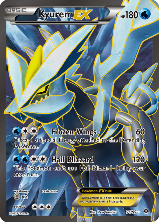 Kyurem-EX 96/99 Black & White Next Destinies