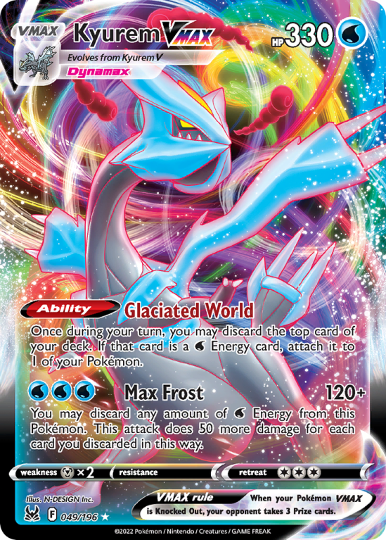 Kyurem VMAX 49/196 Sword & Shield Lost Origin