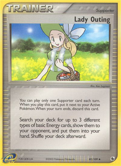 Lady Outing 83/109 EX Ruby & Sapphire