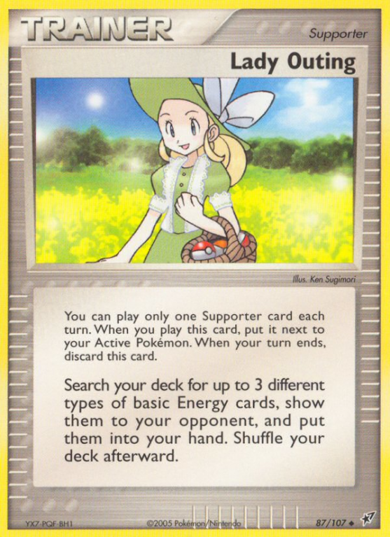Lady Outing 87/107 EX Deoxys