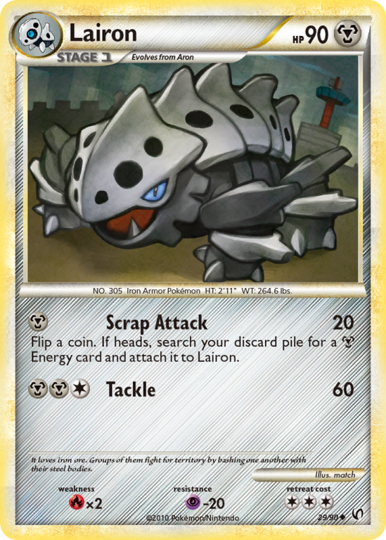 Lairon 29/90 HeartGold & SoulSilver HS—Undaunted