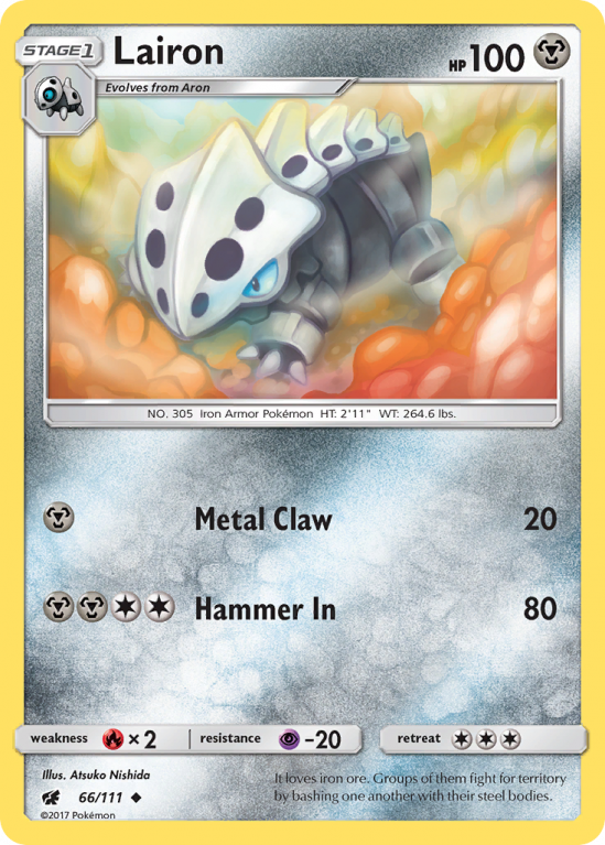Lairon 66/111 Sun & Moon Crimson Invasion