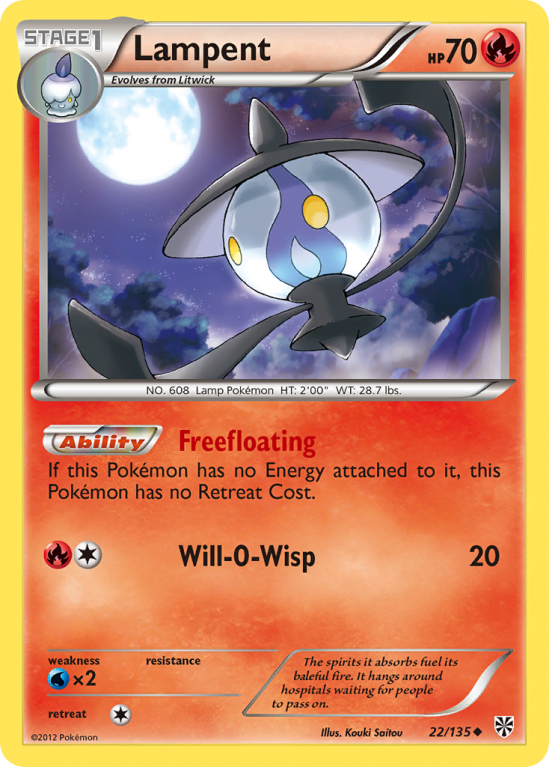 Lampent 22/135 Black & White Plasma Storm